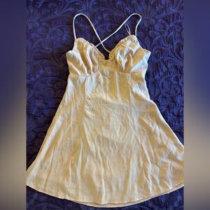 Summer Dress - Peach - Open back